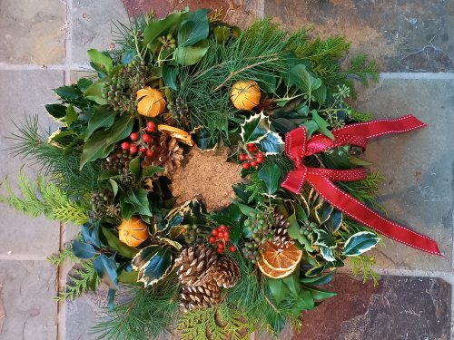 Christmas Wreath Workshop Sunday 8th December 1.30-4.30